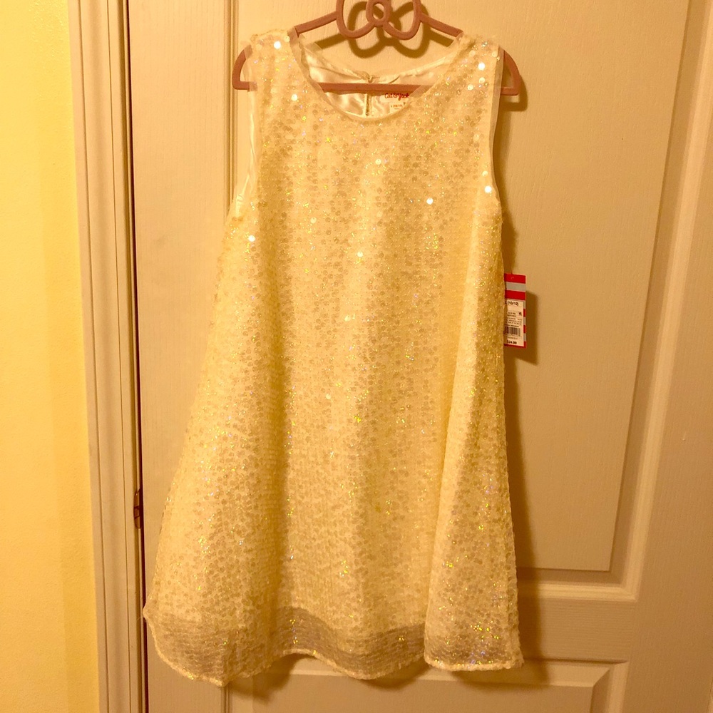 Sequins dress.